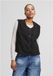 Urban Classics Buttoned Teddy Mouwloos Jacket M Zwart