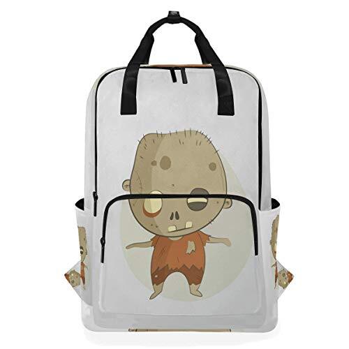 MONTOJ Reizen Rugzak Spooky Halloween Zombie School Rugzak