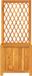 vidaXL Plantenbak met latwerk 55x29,5x132 cm massief acaciahout