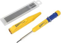 Bleispitz Markeerstift diepe gaten - Incl navulling - Met houder