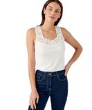 Damart - Zijdezachte tanktop Thermolactyl - Dames - Wit - S