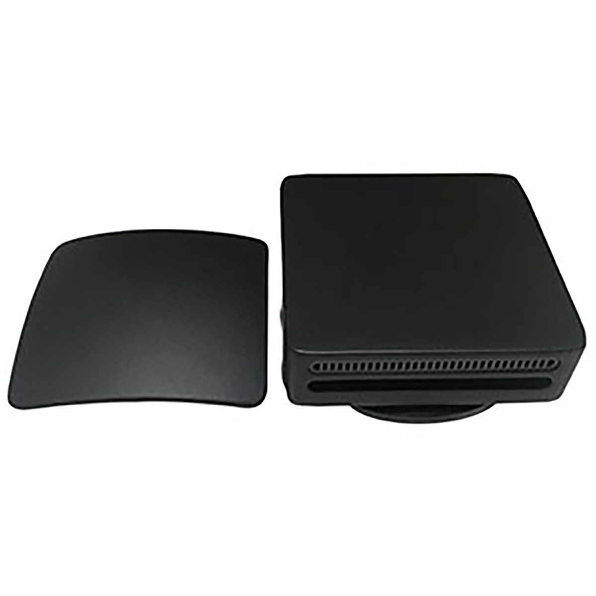 Wiesbaden Gemma 2.0 Knop/Plug Badoverloopcombinatie Vierkant - Mat Zwart