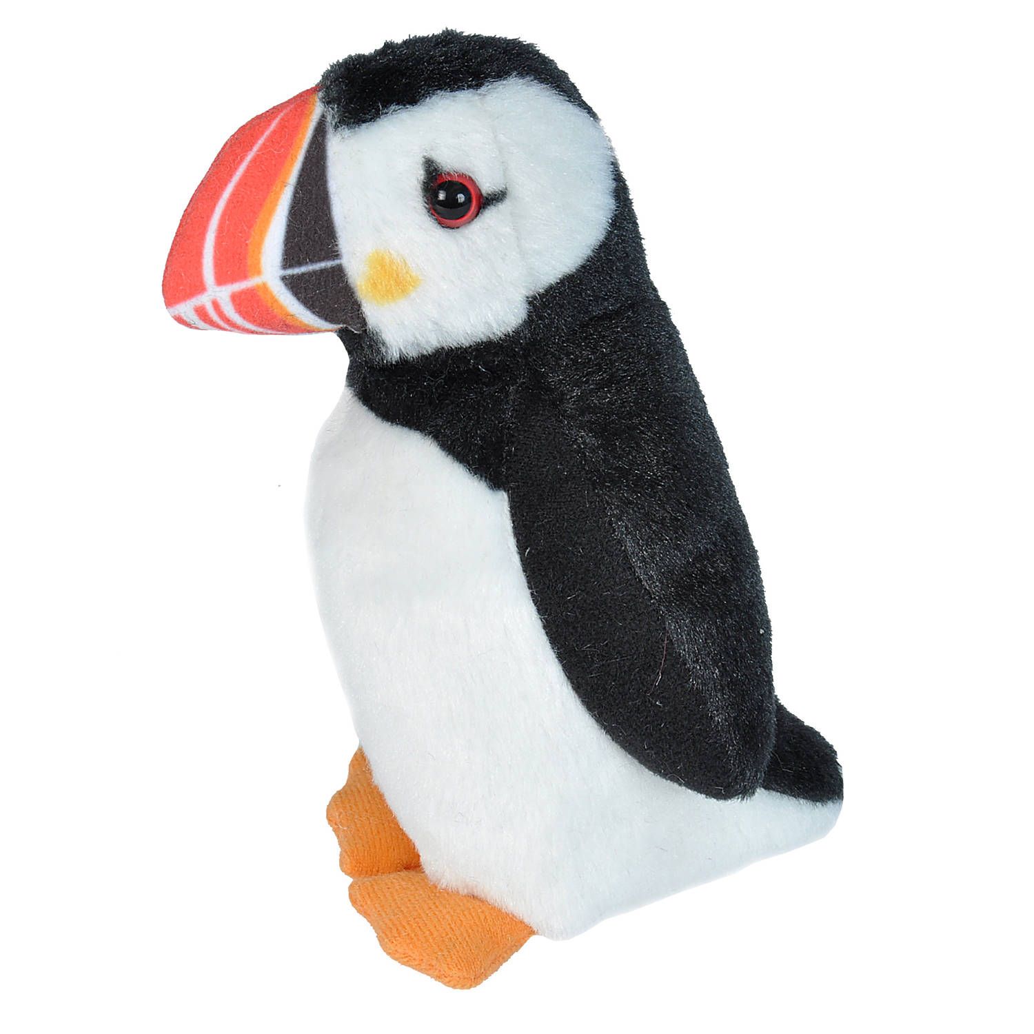 Wild Republic Knuffel Papegaaiduikers Met Geluid 15 Cm Pluche - Zwart