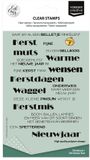 Vaessen Creative Clearstamps Christmas text - Carla Creates