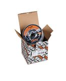 Beta 11204B Lamelslijpschijven met zirkonia-slijpdoek, 10 stuks, Ø 125 mm, dikte 40 mm, gatdiameter 22,23 mm