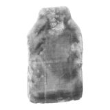Cepewa Gmbh Warmwaterkruik - 2L - zilver/grijs - met pluche hoes