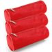 Waytex Set van 3 ronde etui, effen rood