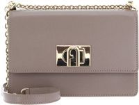 FURLA Sac bandoulière en cuir Sac de soirée 1927 Mini Crossbody 20 Stucco Gray Taupe