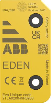 ABB Magnetische naderingsschakelaar Jokab / Eden Contactloze veiligheidssensor IP69K unieke code