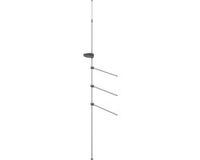 vidaXL Handdoekenrek - 47x280 cm - aluminium - Zilver
