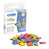 Rapesco RC4050MC Supaclip 40 Grootverpakking, Diverse Kleuren, 50 Stuks