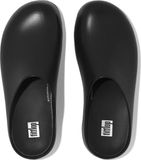 FitFlop Shuv Leren Pantoffels/Sloffen ZWART - Maat 38
