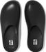 FitFlop Shuv Leren Pantoffels/Sloffen ZWART - Maat 38