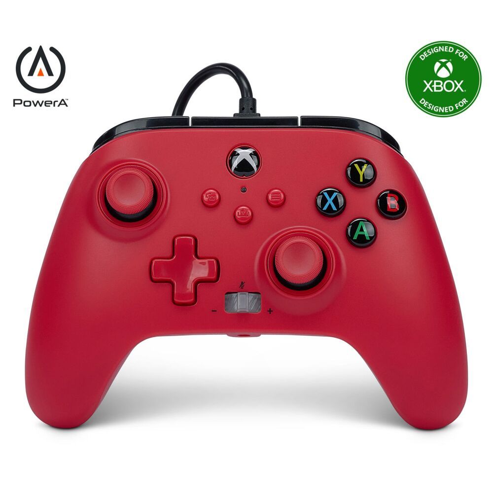 PowerA Xbox Series X | S Enhanced Wired Controller - Artian Red