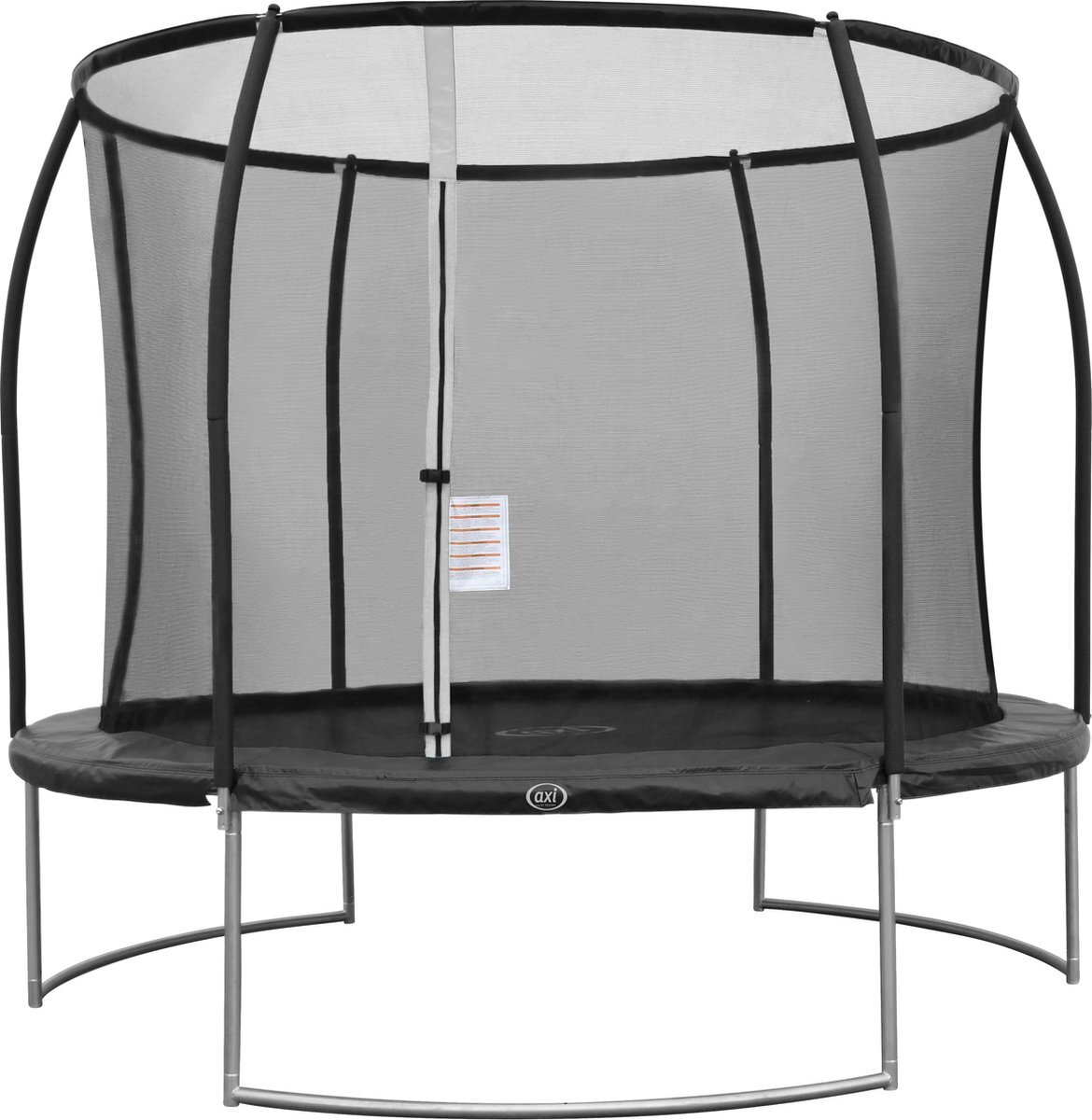 AXI Boston Trampoline met veiligheidsnet Ø 305 cm Zwart - Onground op palen - Rond 10ft