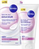 NIVEA Essentials Voedende Dagcrème SPF 15 - Gezichtscreme Droge huid - Moisturizer - Skincare - met Arganolie - 50 ml