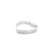 De Buyer 3077.22 Roestvrijstalen Hart Bakvorm - 214 mm x 241 mm x 40 mm