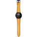Strap-it Samsung Bracelet hybride cuir Samsung Galaxy Watch 4 Classic 46mm (jaune)