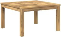 vidaXL Salontafel Wit 60 x 60,5 x 36 cm Massief Acacia Hout