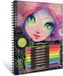 Nebulous Stars - Kleurboek - Kleur op zwart papier - Metalic gelpennen - Kleuren