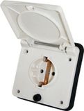 Fjord Outdoor Prise encastrable avec terre 230V Blanc
