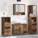Maison Exclusive - Ensemble de meubles de salle de bain, 4 pièces, bois de récupération, 80 x 33 x 60 cm