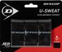 Dunlop U-Sweat Tennis Overgrip Zwart 3 Stuks
