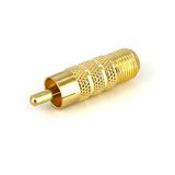 StarTech.com Cinch naar F-type coax adapter - M/F