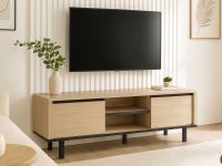 Mobistoxx DURDEN Meuble tv-hifi 2 portes chêne urbain
