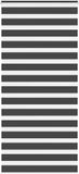 vidaXL Zebra rolgordijn 95x200 cm zwart