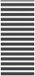 vidaXL Zebra rolgordijn 95x200 cm zwart
