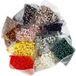 Creativ company Plastic Kralen, d: 6 mm, gatgrootte 1,5 mm, 10x40 gr, kleuren assorti