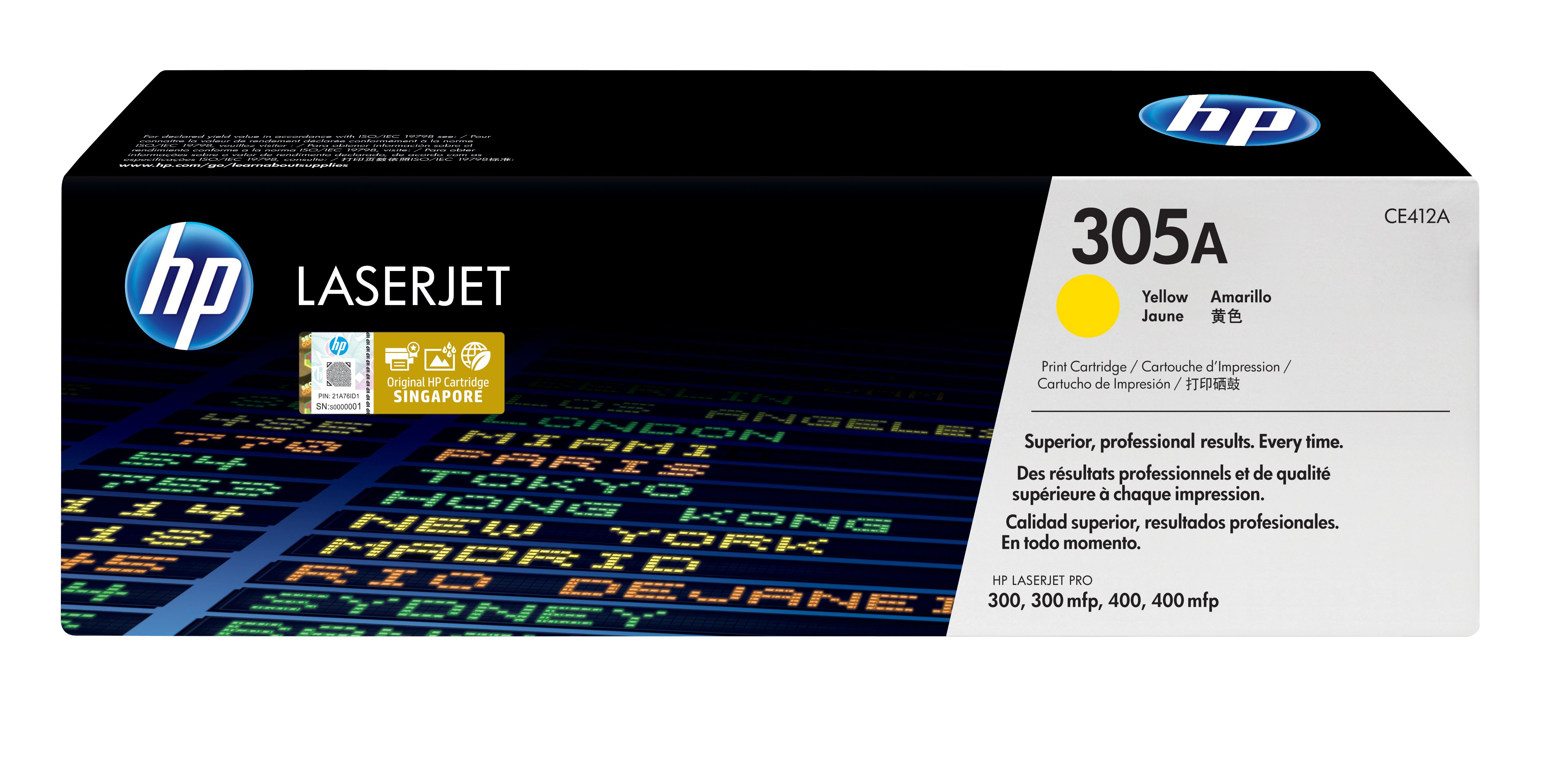 HP 305A Original Yellow Toner Cartridge
