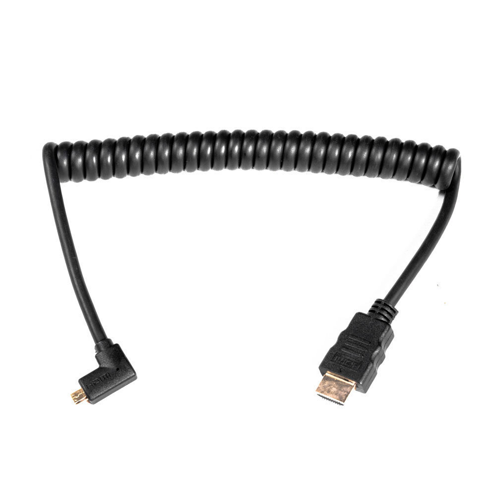 Caruba CHC-3 HDMI - Micro HDMI Spring Wire Angled