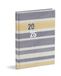 Agenda 2025 januari-december 2025, hardcover, wekelijks, beige en blauw