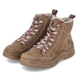Rieker 72320-24 Veterlaarzen voor dames, kunstleer, bruin