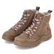 Rieker 72320-24 Veterlaarzen voor dames, kunstleer, bruin