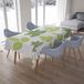 Bonamaison Tafelkleed, Anti-Mold, Sneldrogend, Waterdicht, 100% Polyester Tafellaken, 140cm x 200cm - Ontworpen en Vervaardigd in Turkije