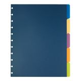 TUL Aangepast Notitie-nemen Systeem Discbound Tab Dividers, 8.5" x 11", Lettergrootte, Diverse Kleuren