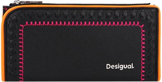 Desigual Prime Portemonnee 19 cm Zwart Dames Lente/Zomer 2024