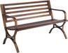 Vevor Tuinbank Patiobank Balkonbank 127CM Metalen Frame Antiek Brons