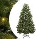 vidaXL Kunstkerstboom 240 cm 300 LED's Warmwit PVC en Staal Groen
