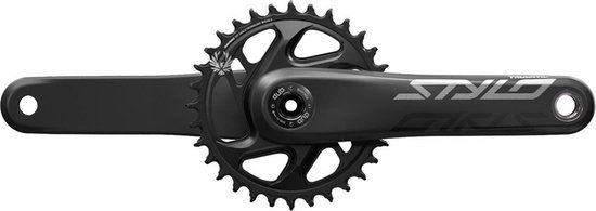SRAM Truvativ Stylo Eagle Fat Bike 4" DUB Crankset Direct Mount 30 tanden 12-speed, black Pedaalarmlengte 175mm