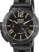 U-Boat Analoog herenhorloge kwarts met roestvrijstalen armband Mid-39782, Zwart