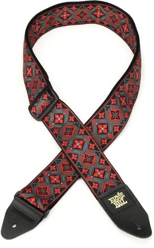 Ernie Ball Red King Jacquard Guitar Strap