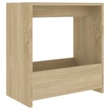 VidaXL Bijzettafel 50x26x50 cm Sonoma eiken