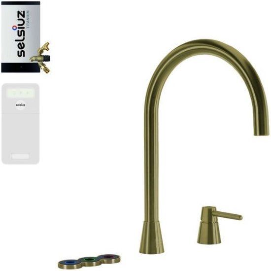 Selsiuz Osiris Cone Counter 5-in-1 Gold / Goud met TITANIUM Combi (Extra) boiler en Cooler