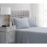 Charisma Percal Cotton 400 Thread Count, Standaard kussensloop, Grijs