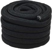 vidaXL Boottouw 3 mm 25 m Zwart PP