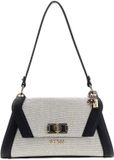 GUESS Karnilla Flap Shoulder Bag Natural / Black beige